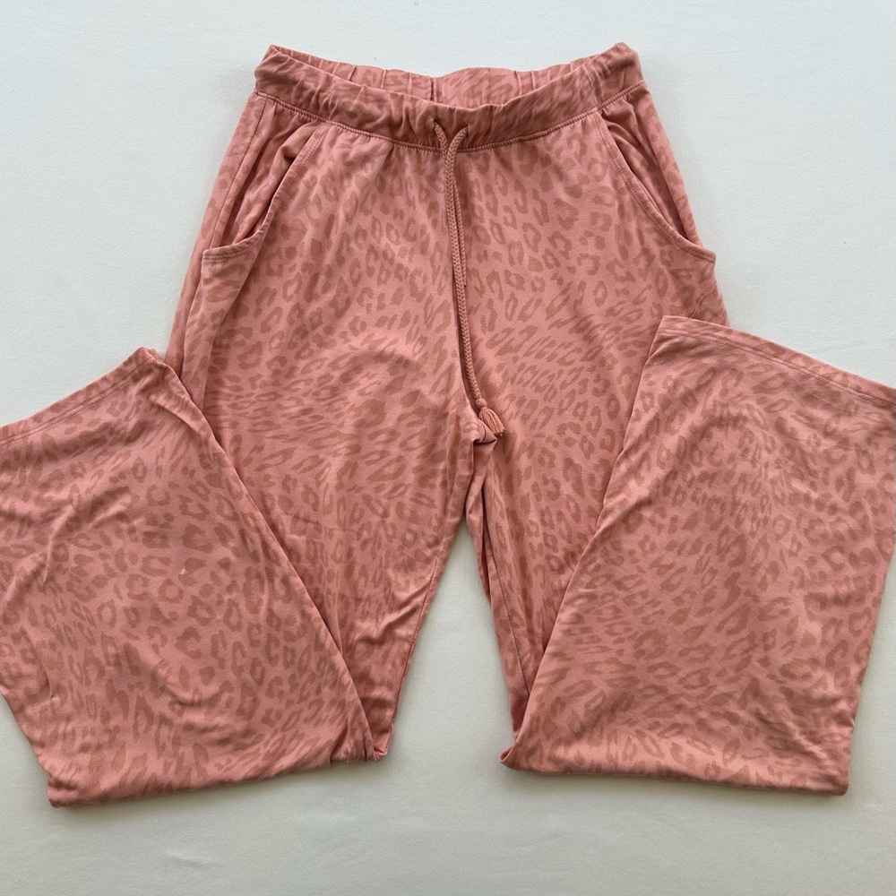 Leopard Print PJ bottoms. Waverly-size small